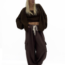 pantalone modello cargo balloon new york